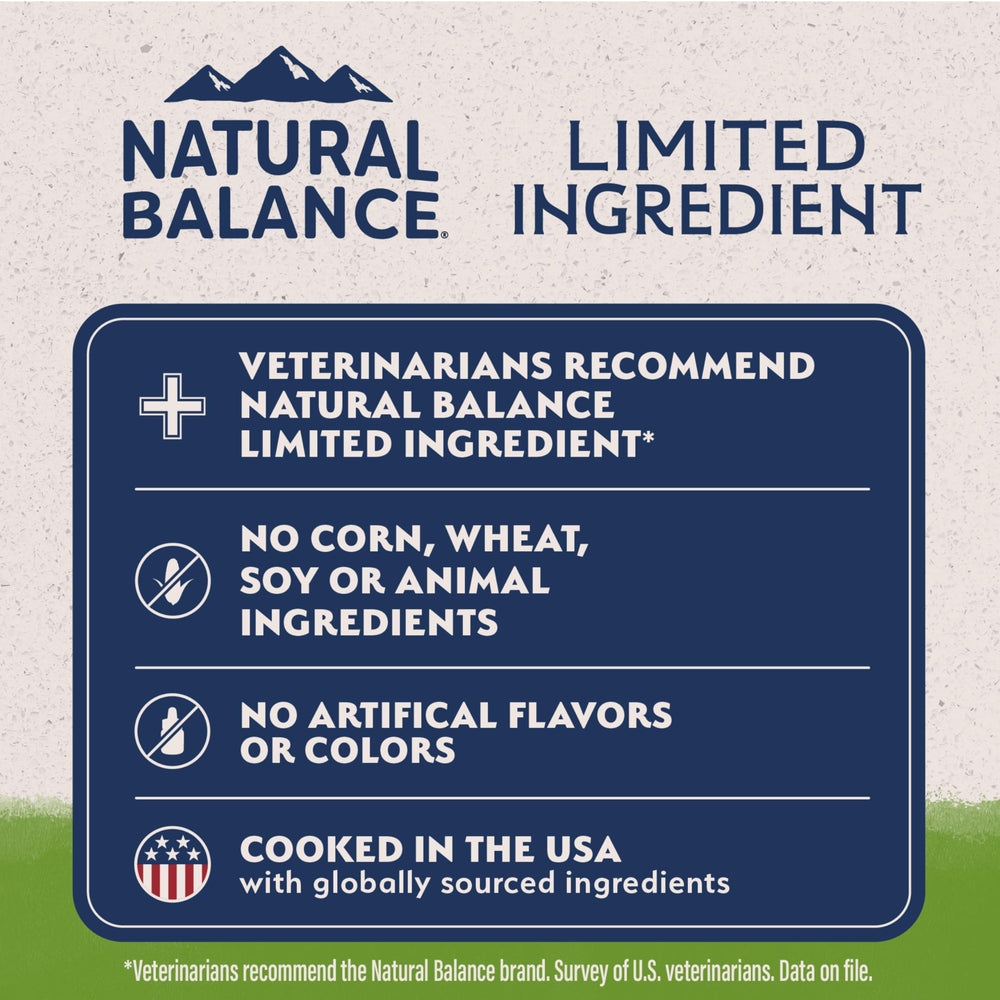 Natural Balance fibra y proteína vegetal para una digestión suave