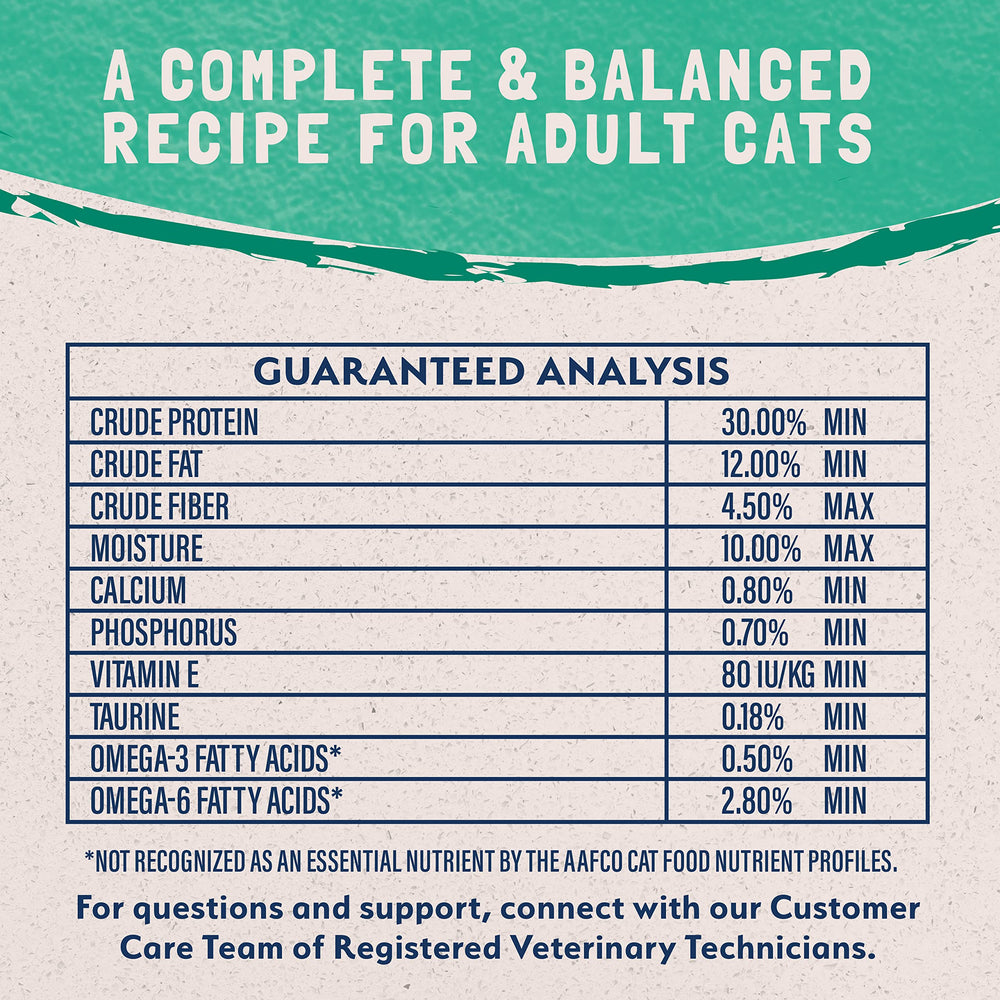 Natural Balance Gato Adulto fibra guisantes verdes, fibra natural.