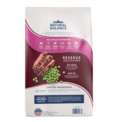 Natural Balance ingredientes limitados, fórmula sin granos, soporte digestivo suave