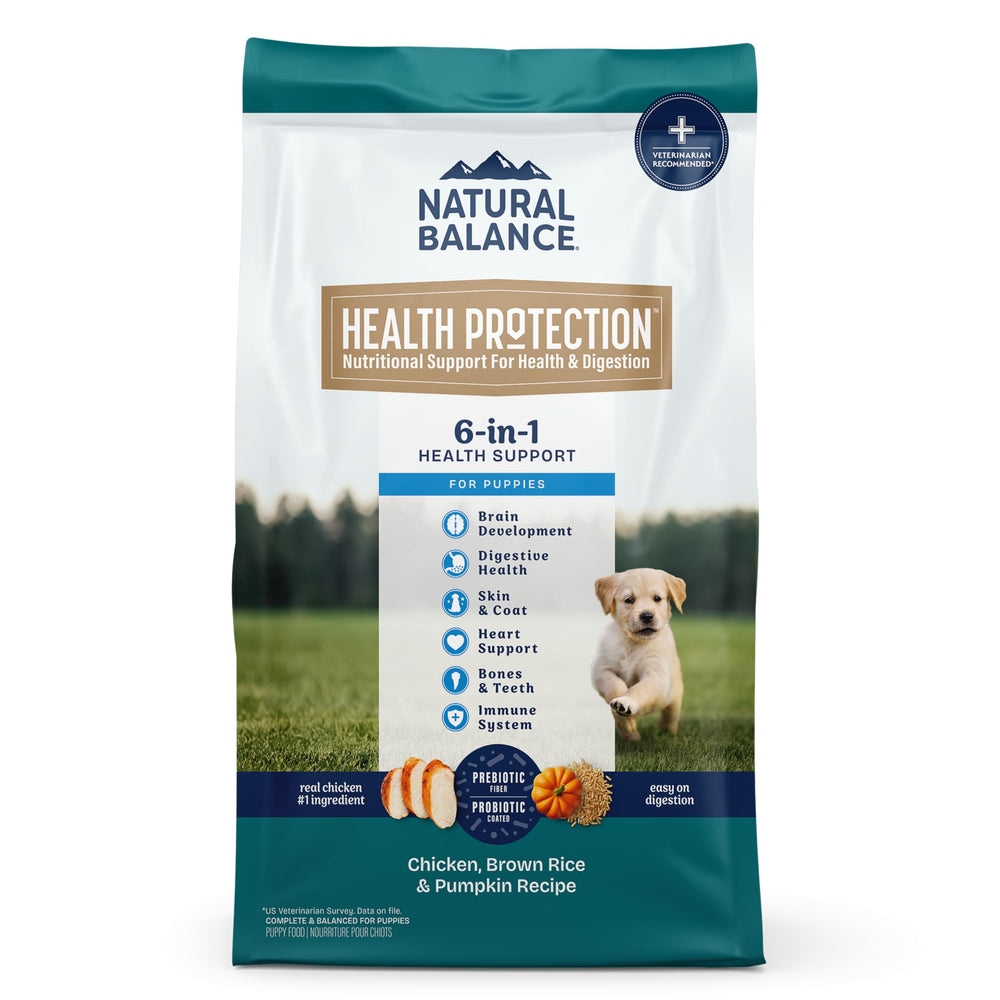 Natural Balance Health Protection Puppy: croqueta de pollo real para digestión suave
