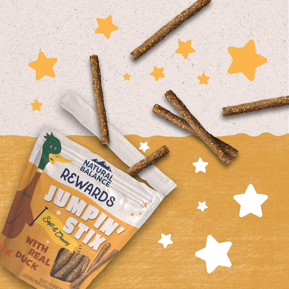 Natural Balance Jumpin' Stix para caderas y articulaciones sanas.