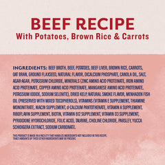 Paquete de 12 latas Natural Balance ternera con arroz integral y verduras