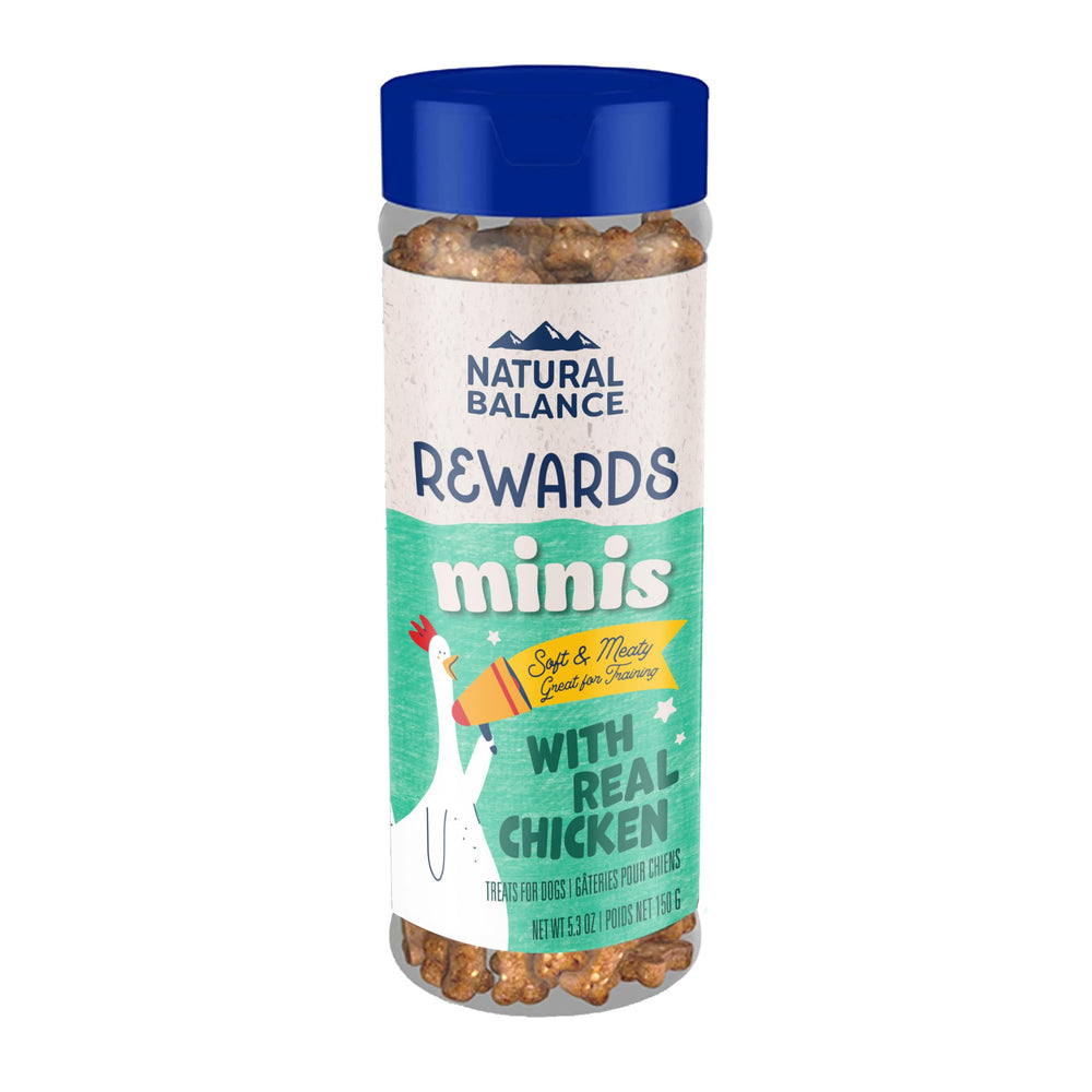 Natural Balance Mini-Rewards en envase, recompensa perfecta para entrenar a tu perro