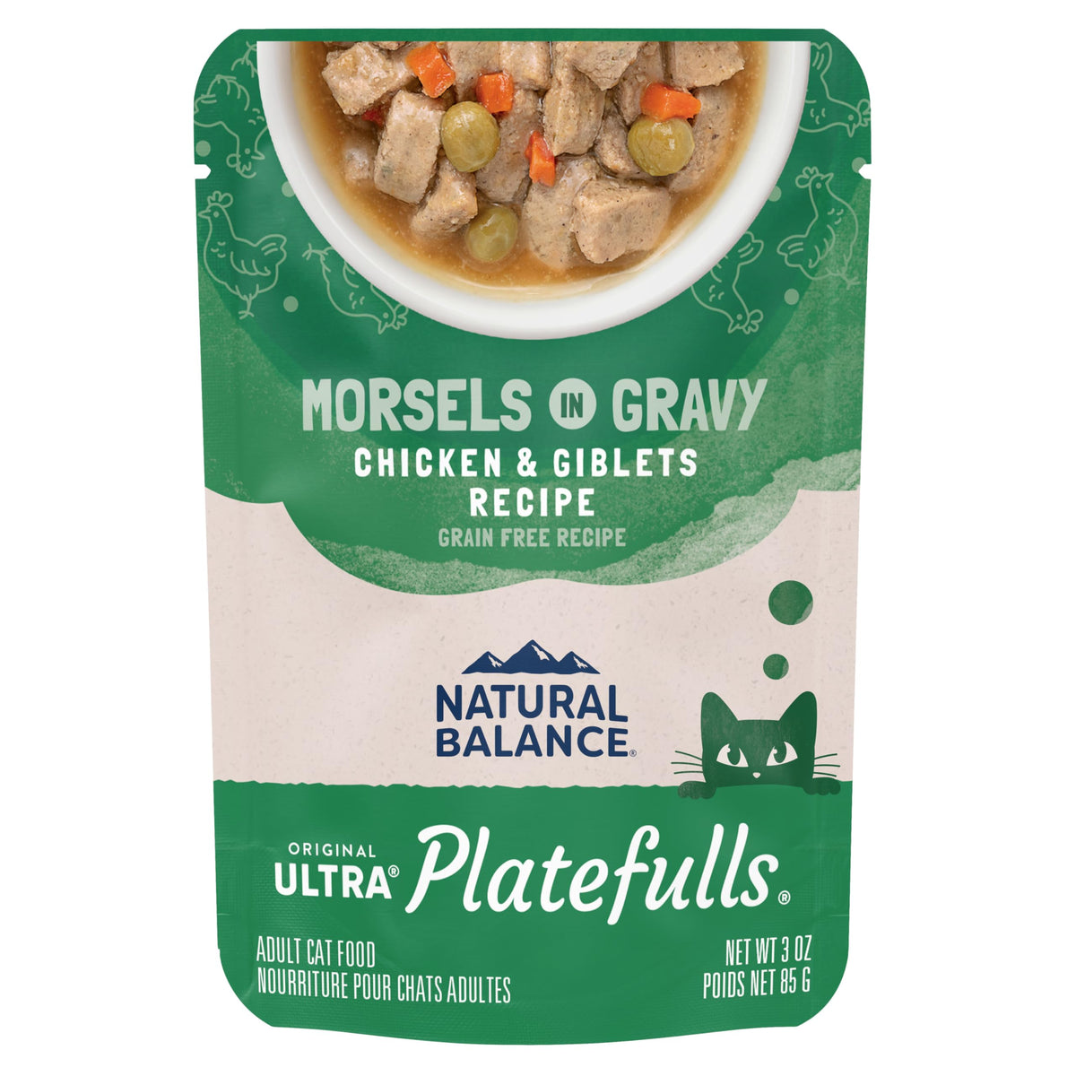 Natural Balance Original Ultra Platefulls con salmón en salsa para gatos adultos