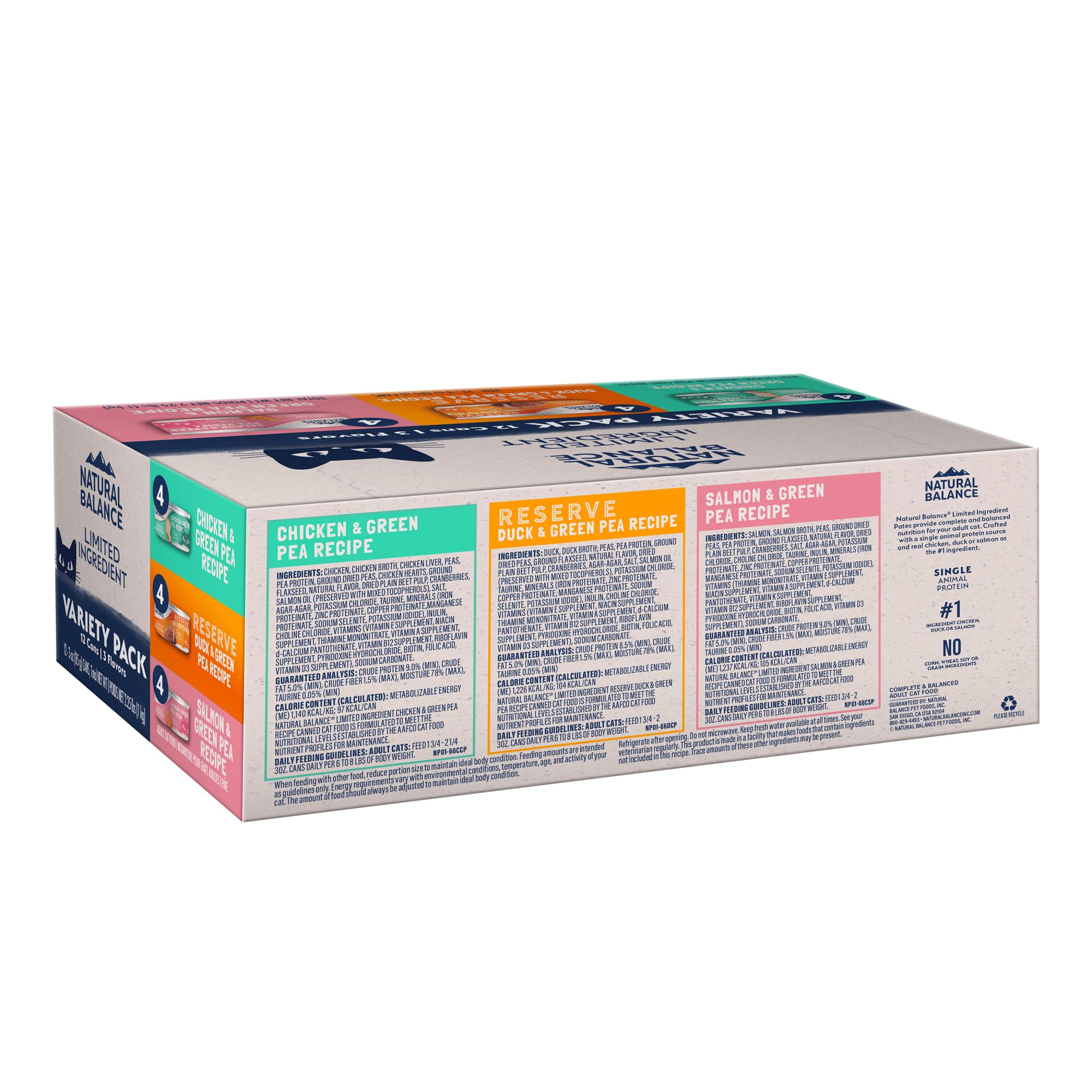 Natural Balance pate gato pato: proteína singular para músculos resistentes