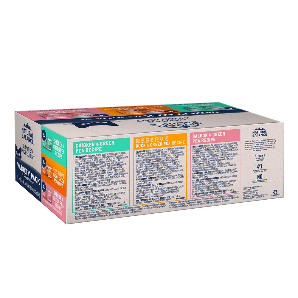 Natural Balance pate gato pato: proteína singular para músculos resistentes