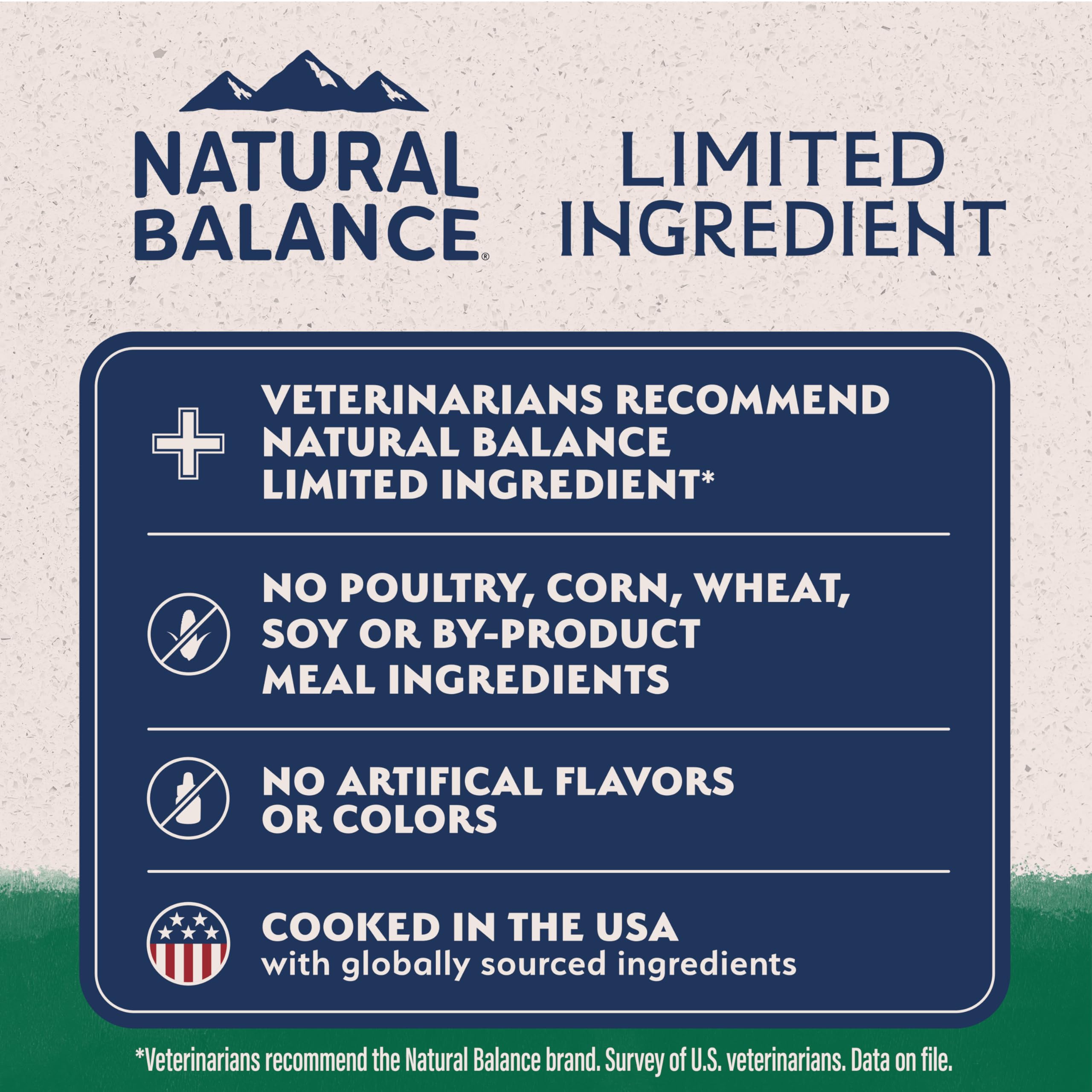 Natural Balance proteína única de cordero para apoyo muscular y saciedad