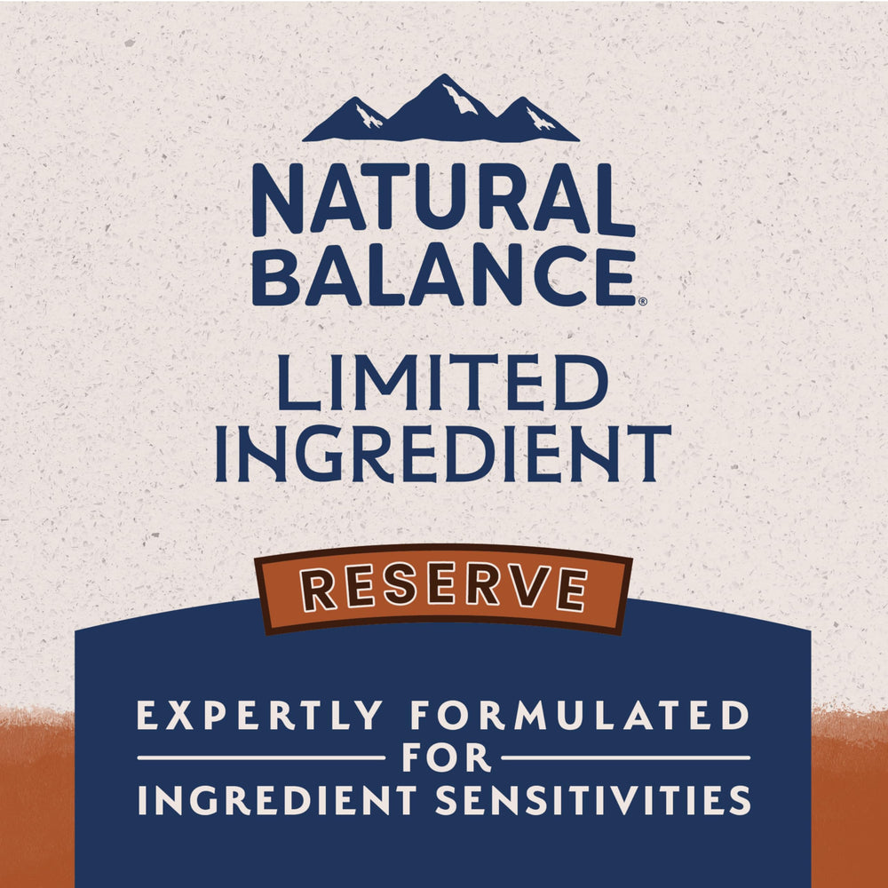 Natural Balance reserva pato-arroz: sin soja, trigo y maíz para tolerancias.