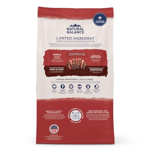 Natural Balance Reserva sin-cereales-maiz-trigo: digestión suave para perros.