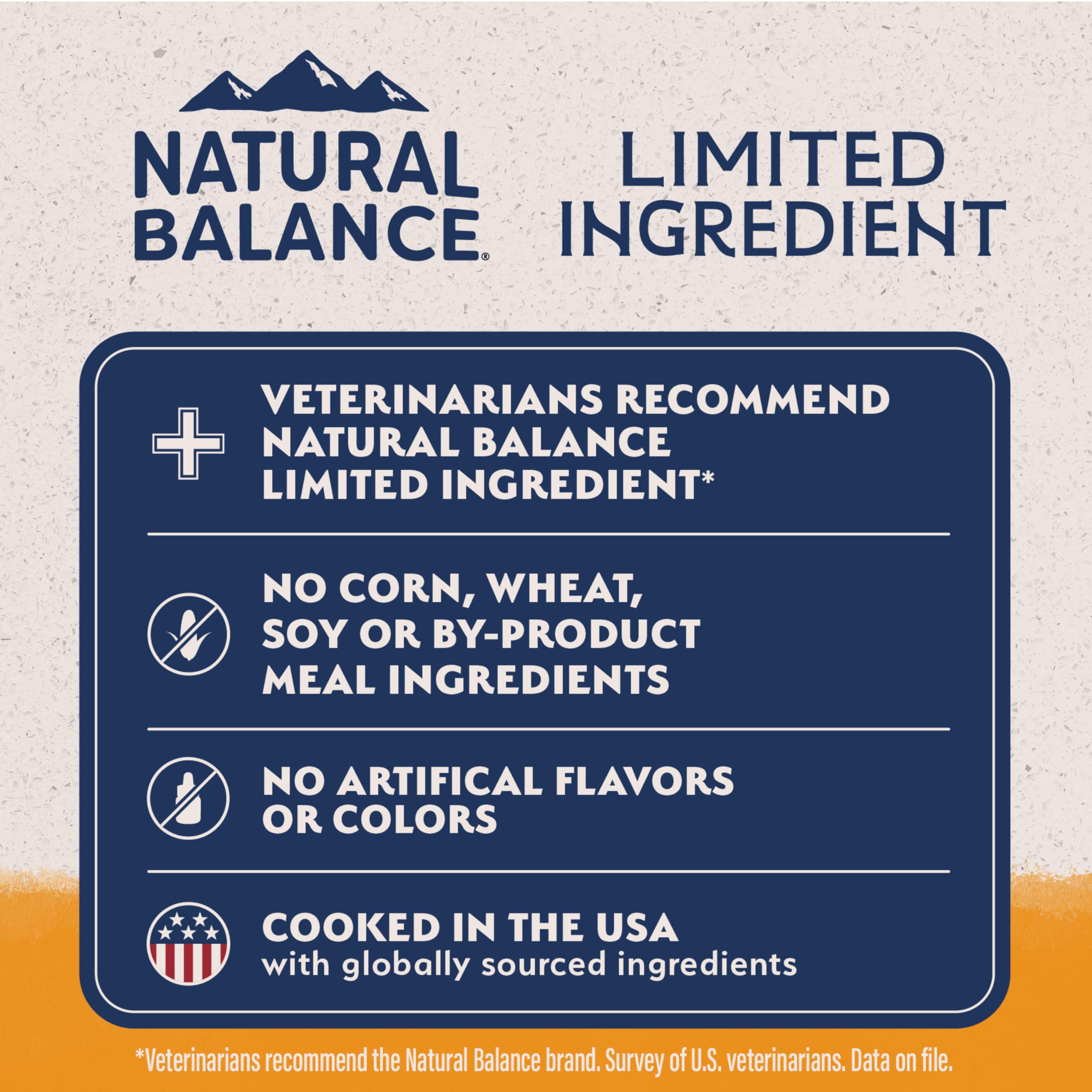 Natural Balance Reserve digestiva: fibra de patata que apoya la digestión suave.