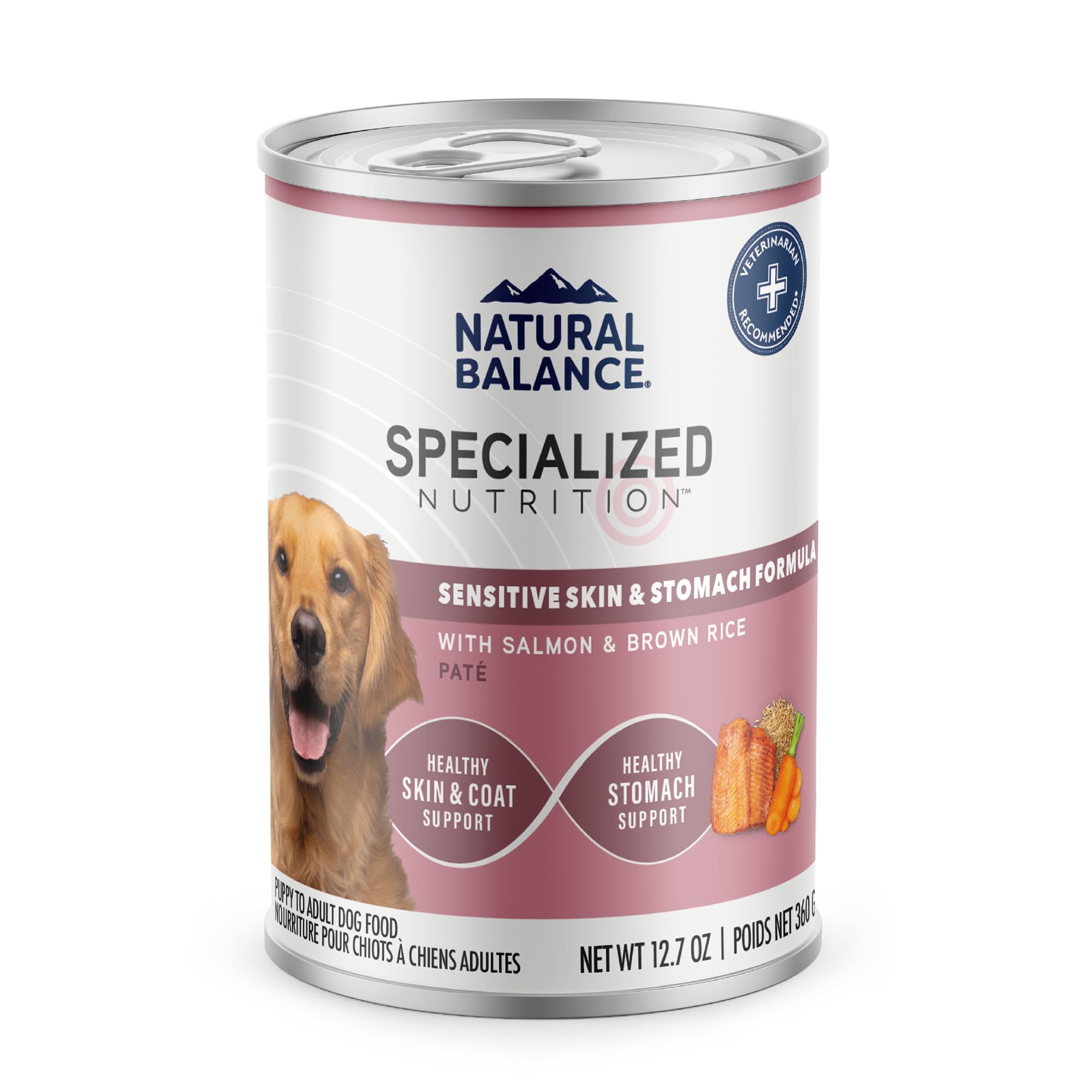 Natural Balance salmón en trozos, ideal para piel sensible