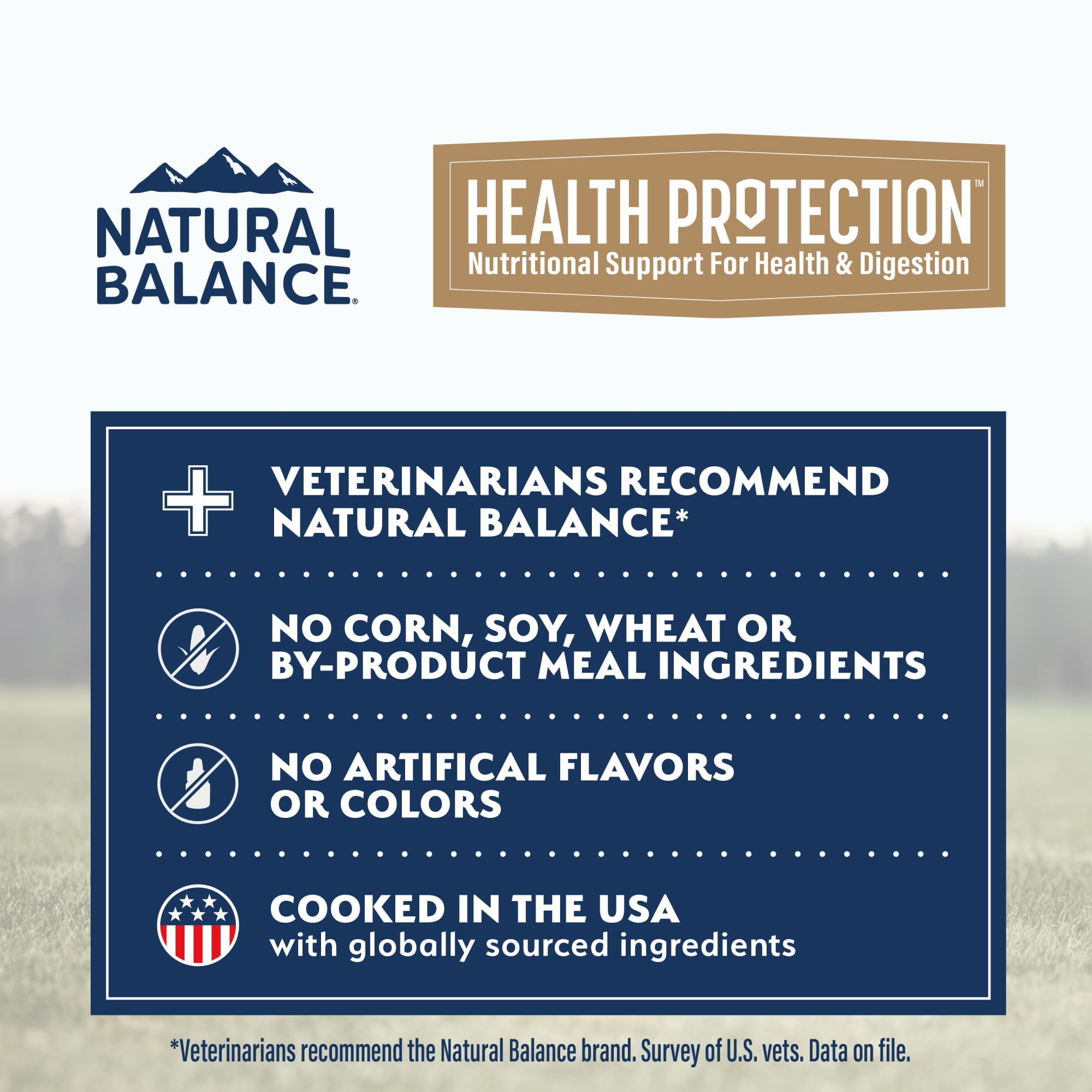 Natural Balance sin maiz soja trigo: opción digerible para perros sensibles.