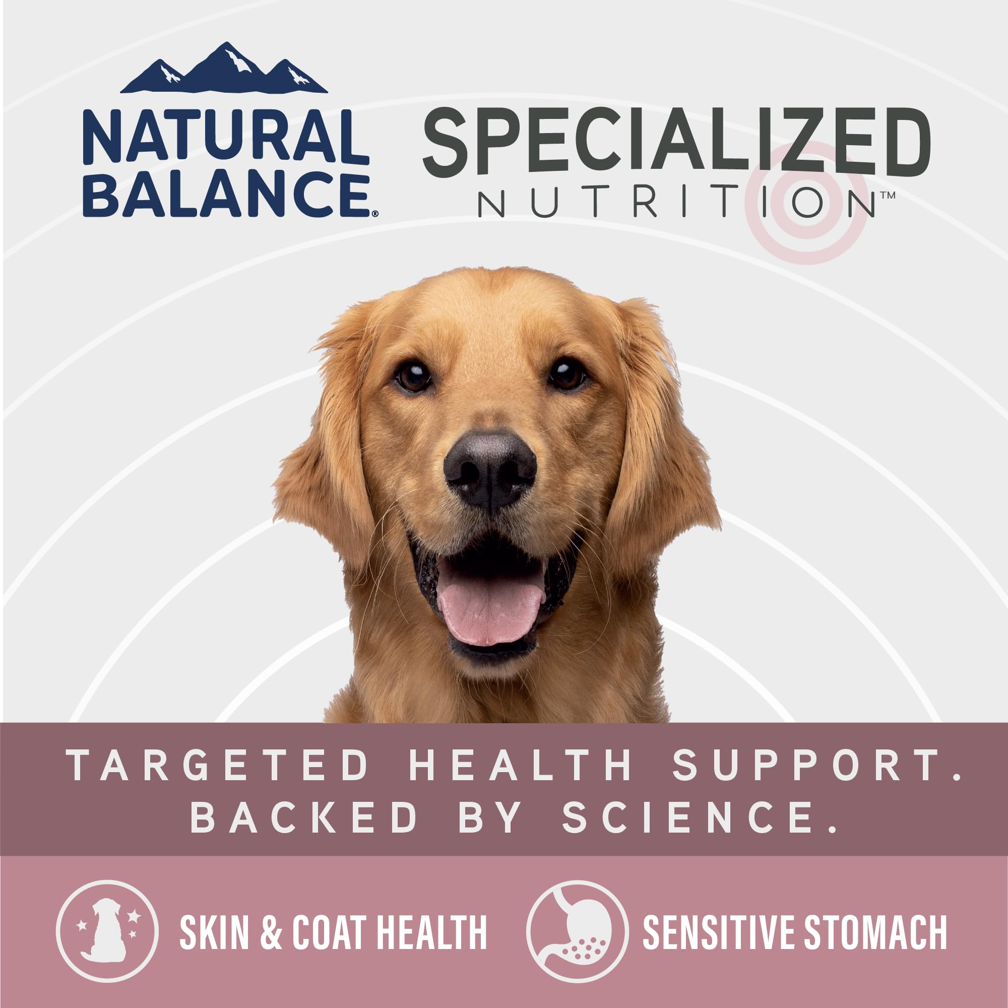 Natural Balance sin maiz trigo soja, fórmula sin alérgenos comunes