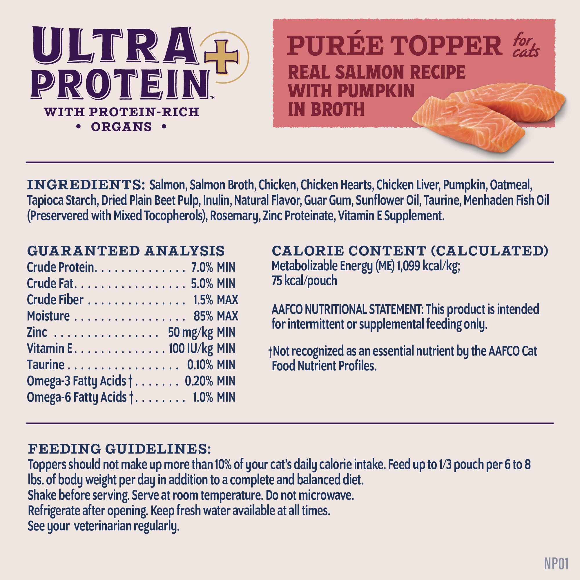 Natural Balance Ultra Protein Plus pack de 24 envases de 2.4 oz.