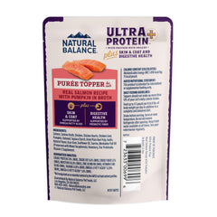 Natural Balance Ultra Protein Plus salmón como primer ingrediente, fuente de proteína altamente digestible.