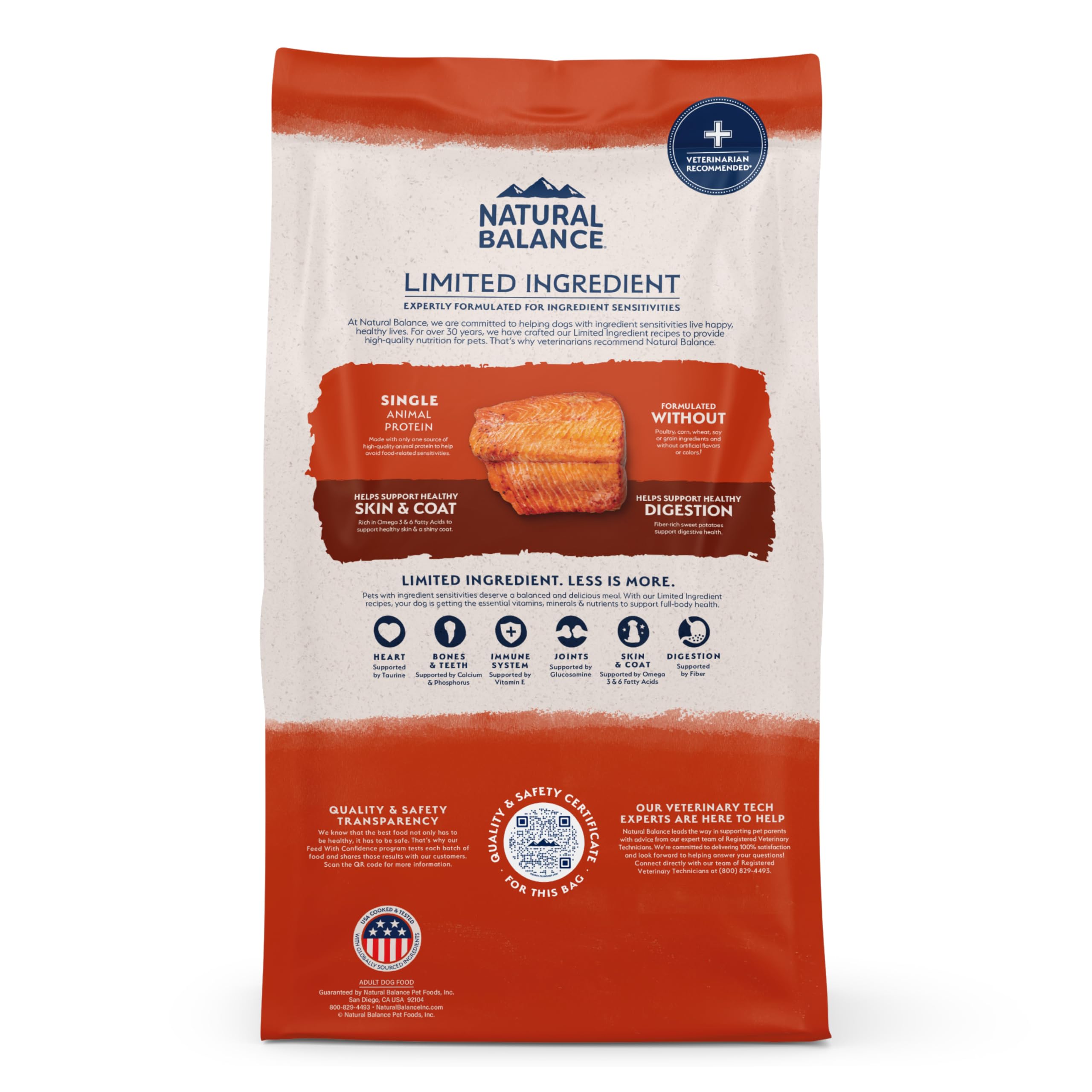 Natural Balance opción de comida para perros con estómago sensible y sabor agradable