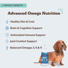 Natural Dog Company Arctic Omega Oil se mezcla fácilmente en la comida diaria