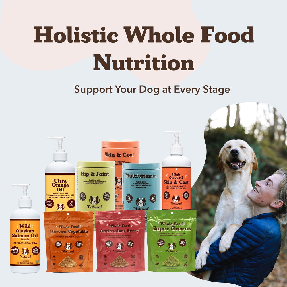 Natural Dog Company apto para cachorros y perros adultos en vida diaria