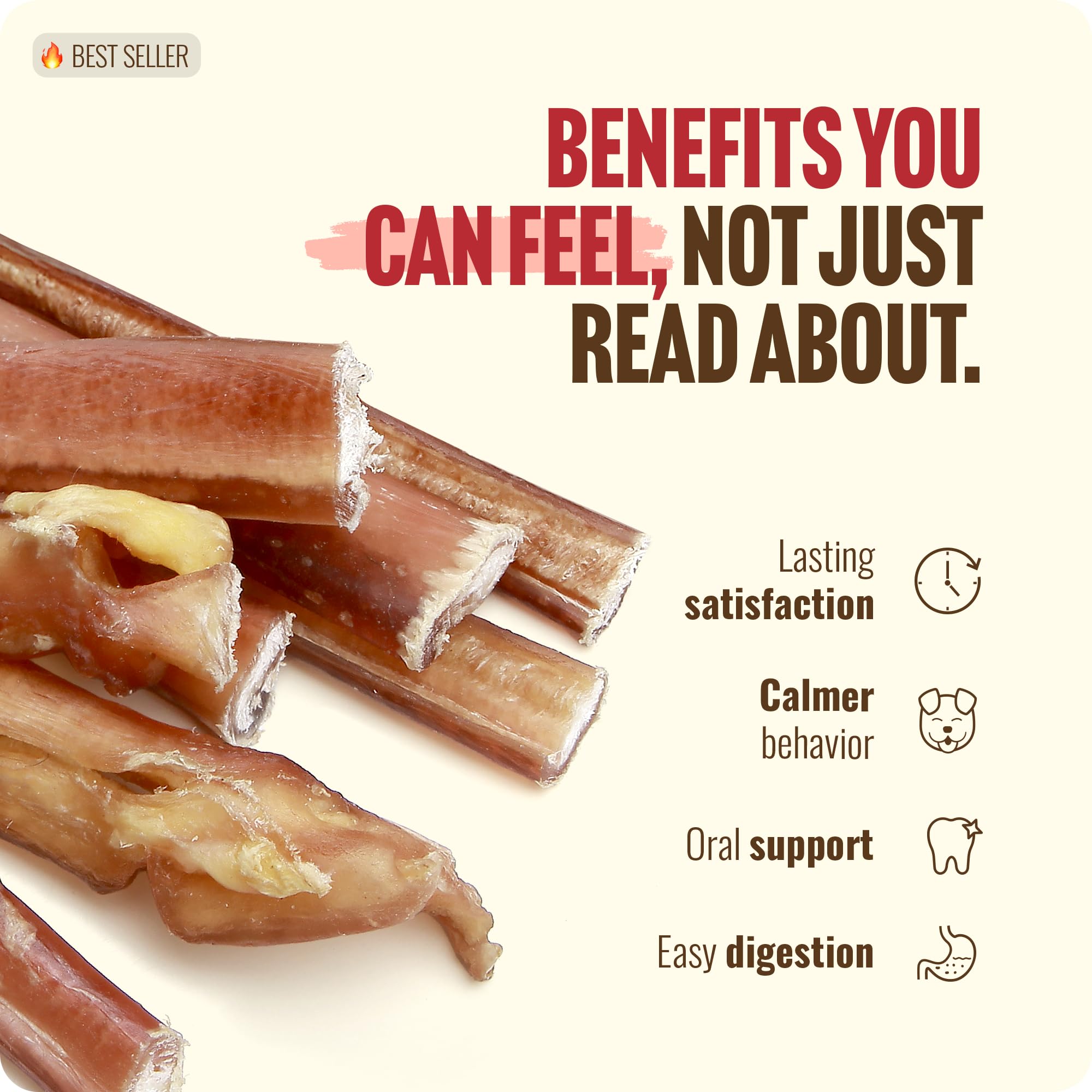 Natural Farm Bully Stick sin preservantes ni granos para perros