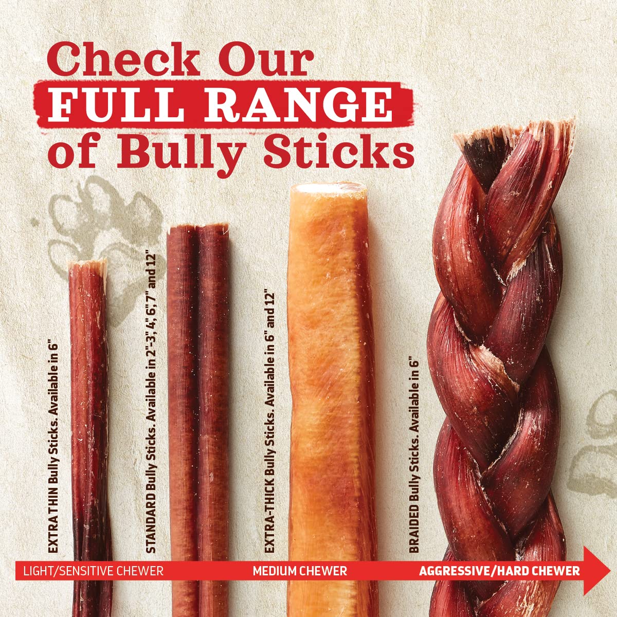 Natural Farm Bully Sticks para entrenamiento y recompensa diaria.