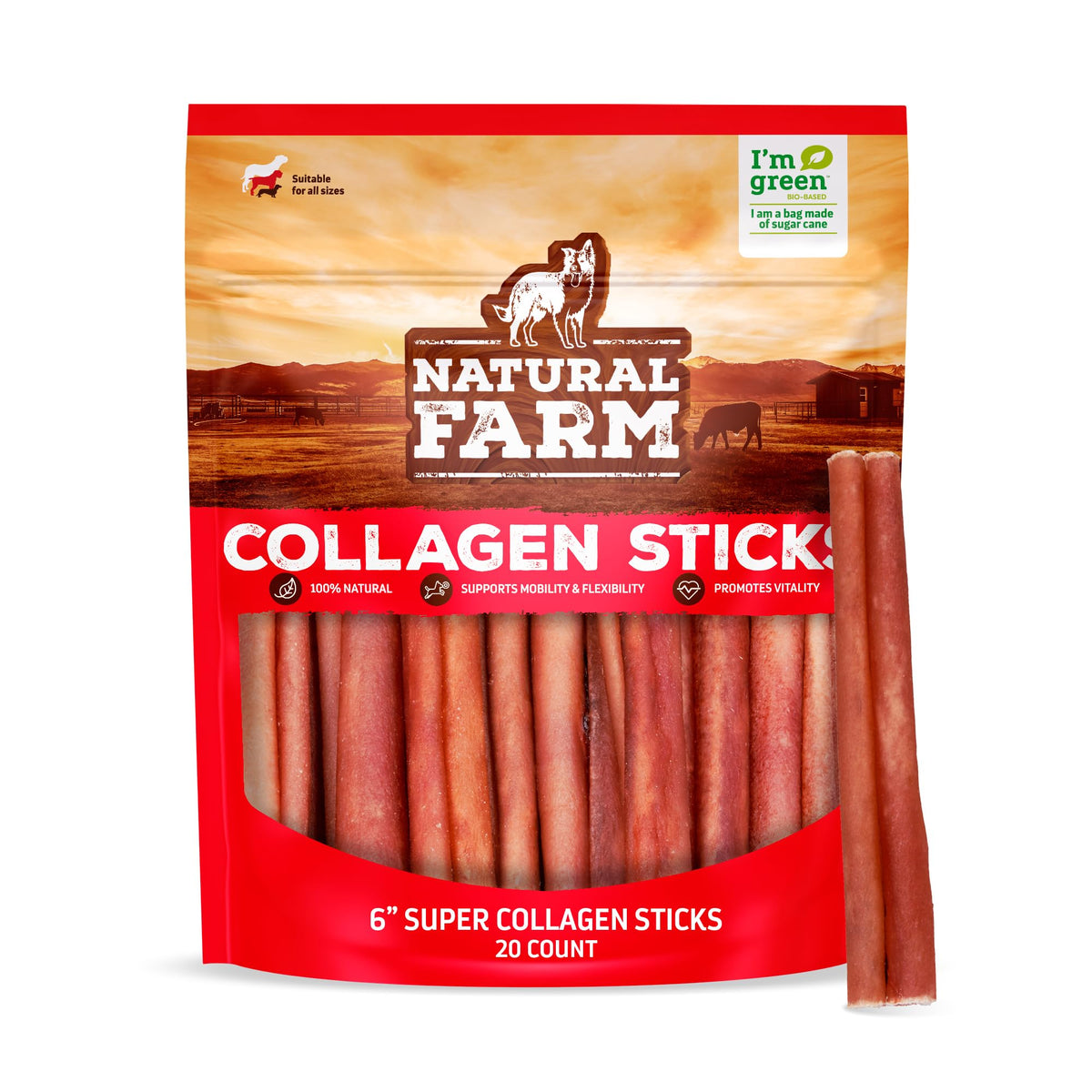 Natural Farm masticables sin olor para perro, masticación prolongada