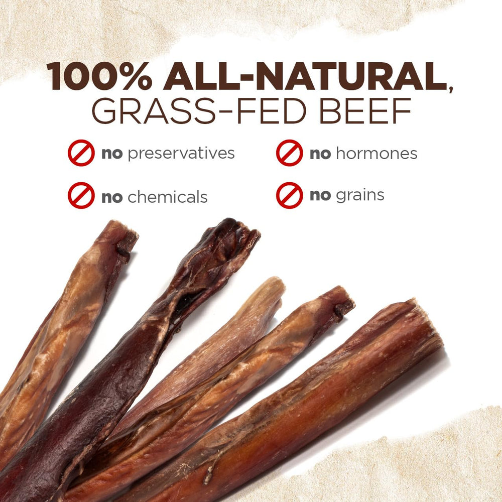 Natural Farm Power Bully Sticks apoyo a la salud dental durante la masticación