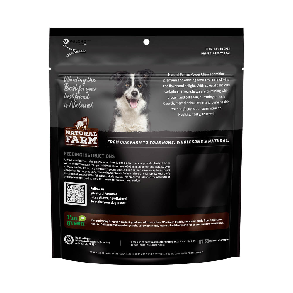 Natural Farm Power Bully Sticks: seguridad y calidad