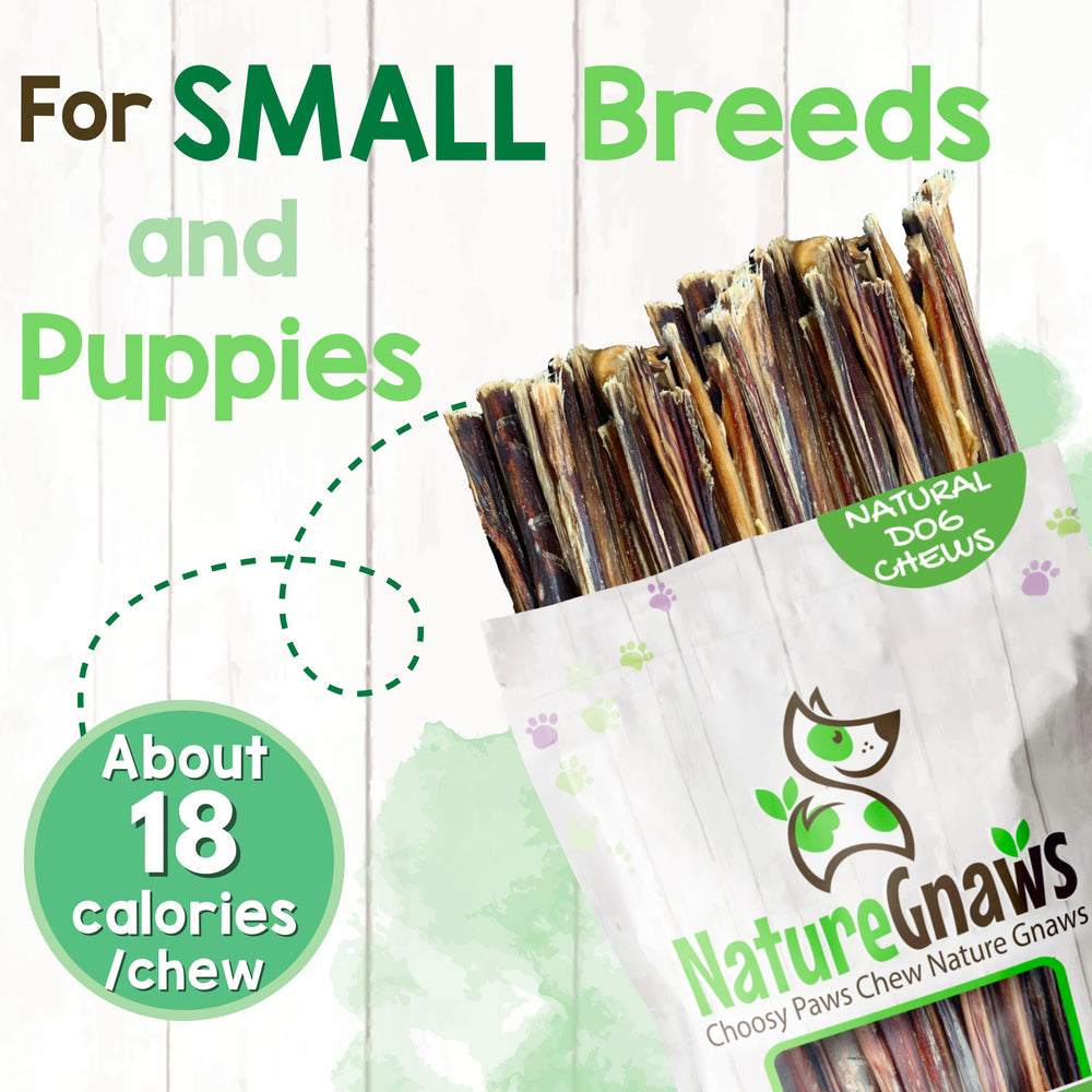 Nature Gnaws sabor tocino, experiencia sabrosa para perros pequeños