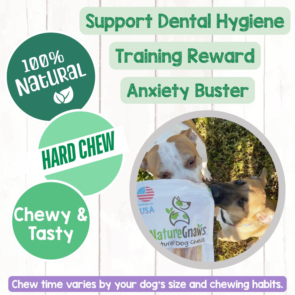 Sin cuero crudo: opción natural para masticar perros de tamaño medio a grande.