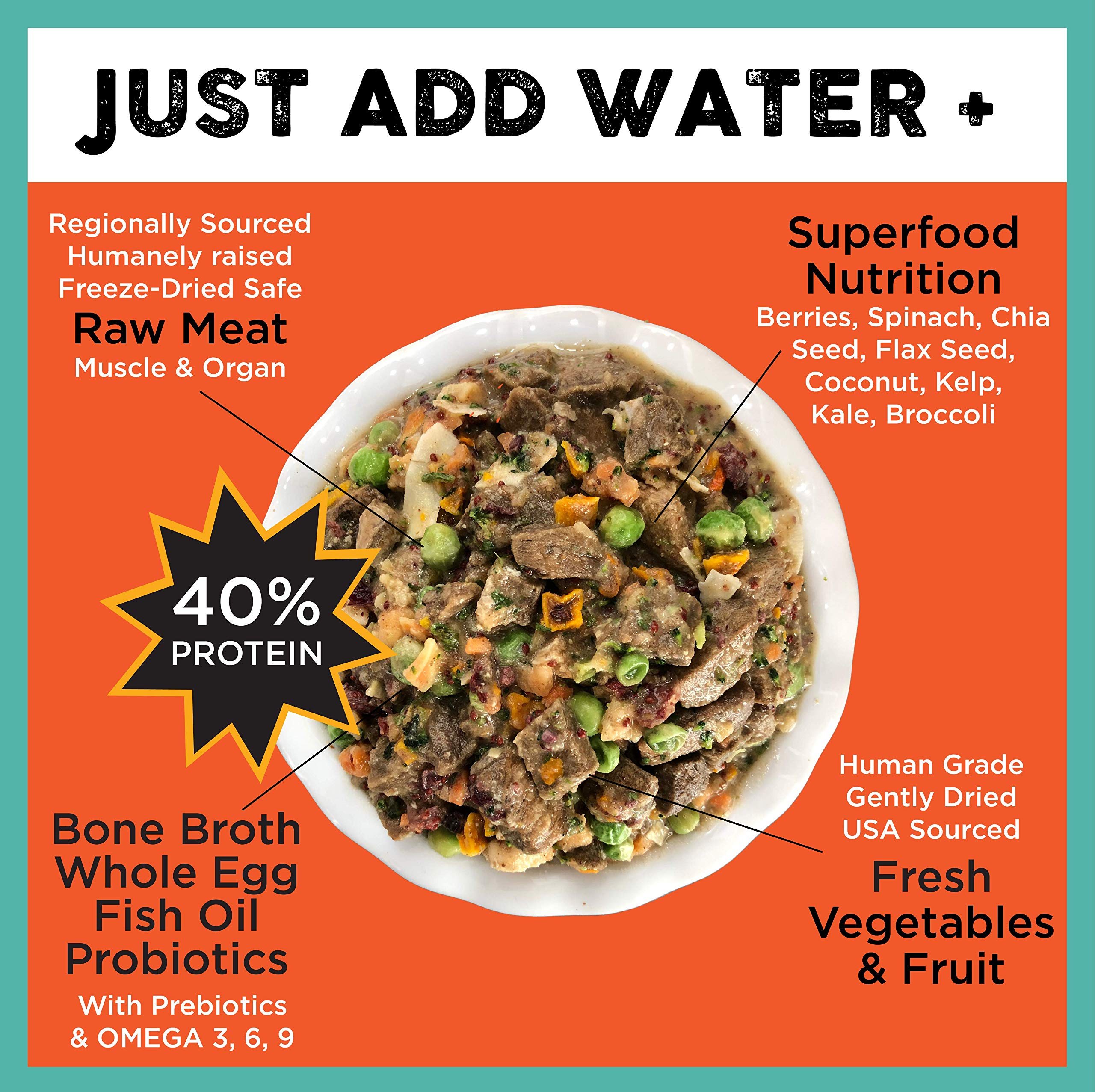 Nature's Diet Simply Raw, caldo de huesos para sabor natural y apoyo digestivo.