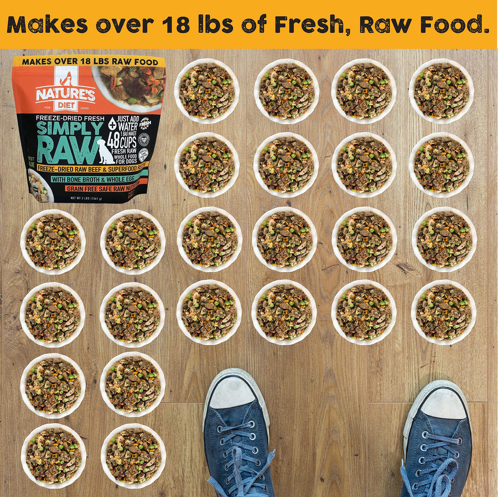 Nature's Diet Simply Raw, probióticos y prebióticos para salud intestinal.