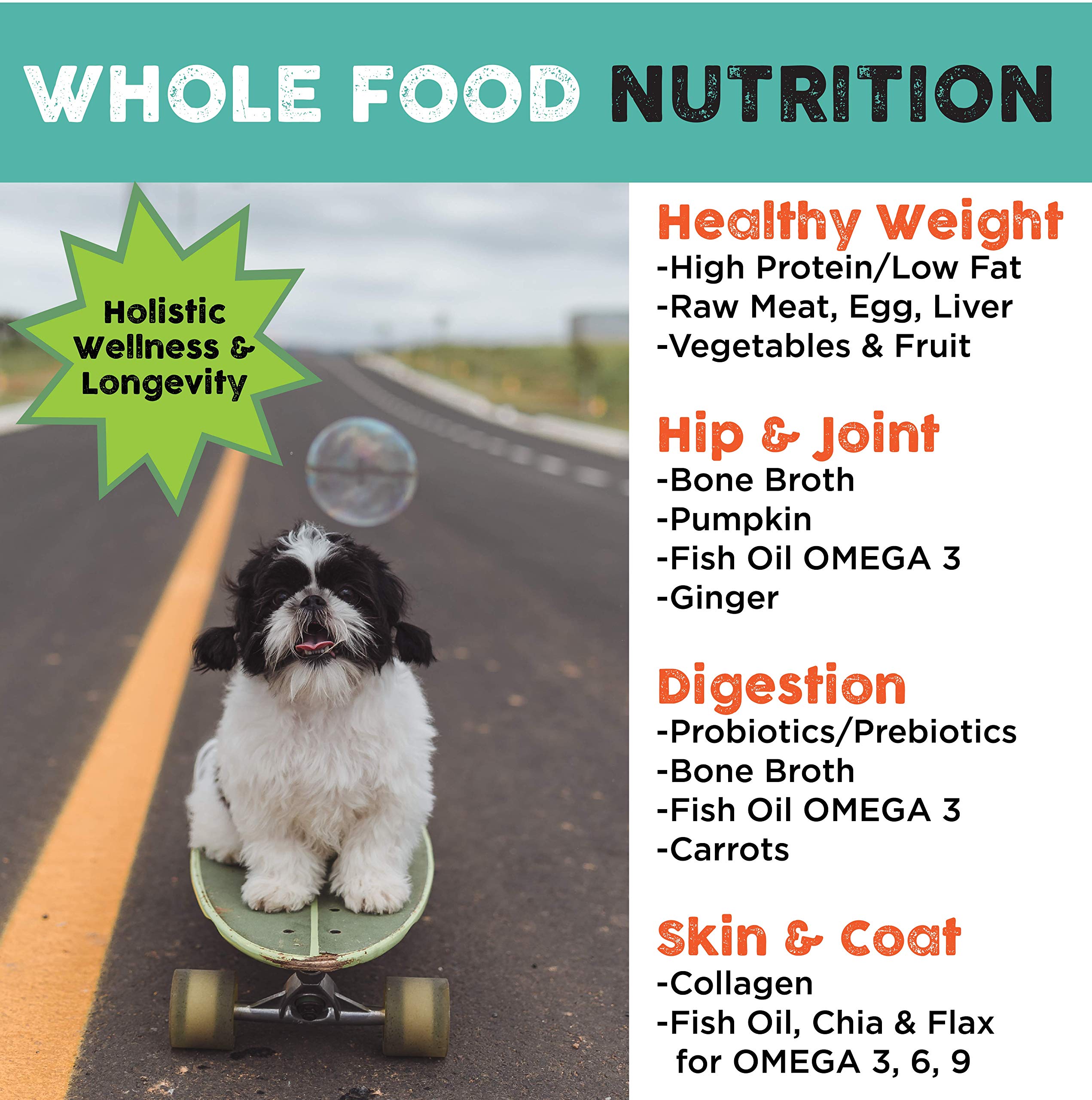 Nature's Diet Simply Raw, sin conservantes ni granos, opción limpia para la dieta diaria.