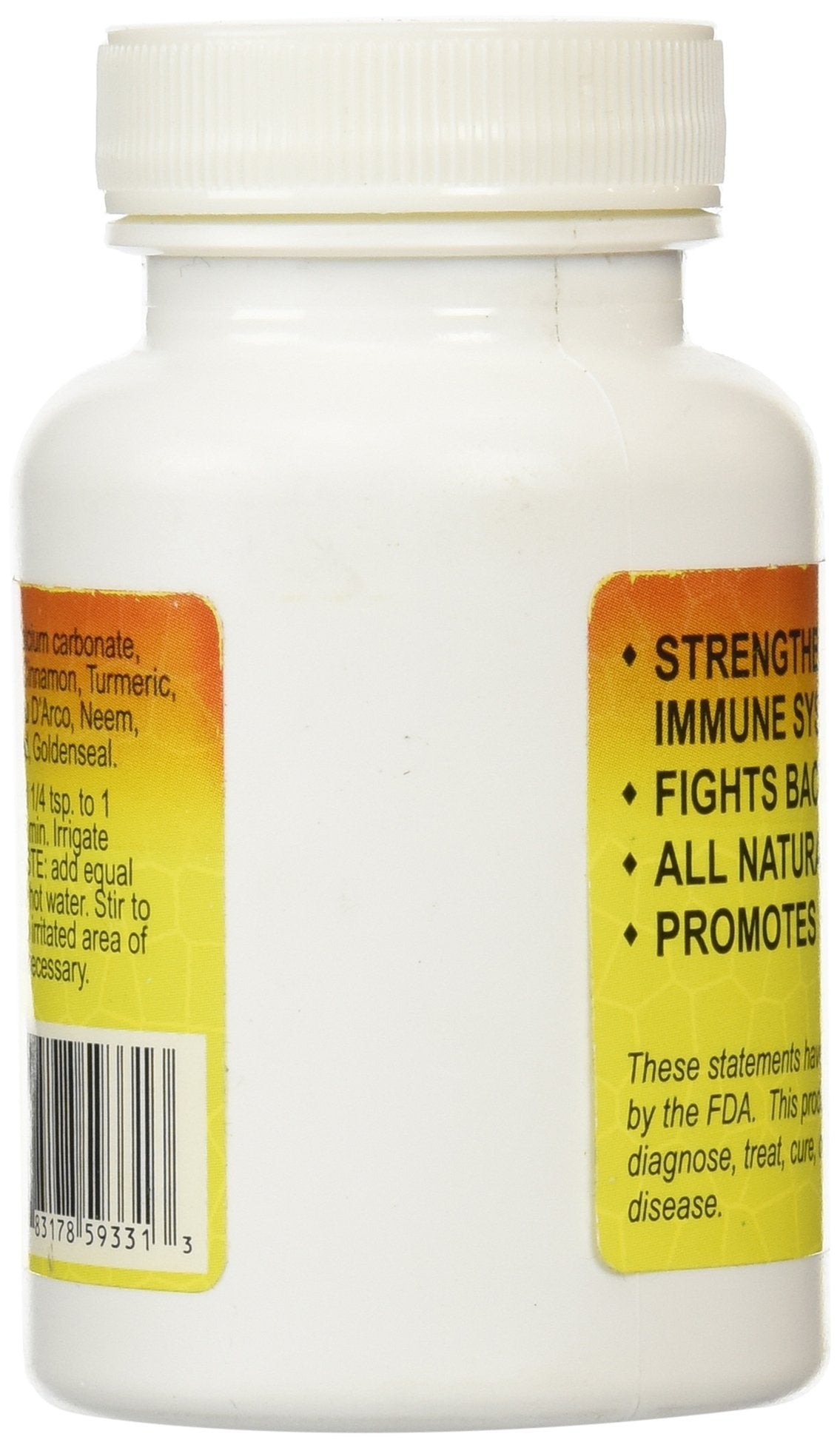Nature Zone Rot Guard, etiqueta del producto, ingredientes naturales destacados.