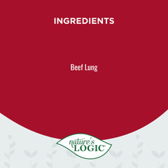 Nature's Logic Bocados de pulmón de res, premio natural para perros