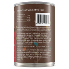 NATURE'S LOGIC lata-perro-ternera-02, sabor auténtico para comedores exigentes.