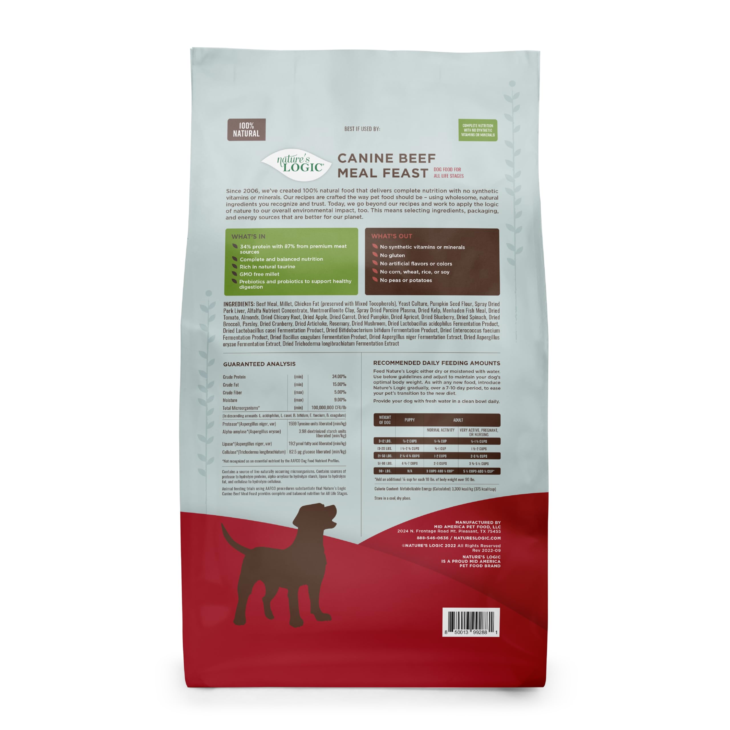 NATURE'S LOGIC dieta sin alérgenos para estómagos sensibles de perros