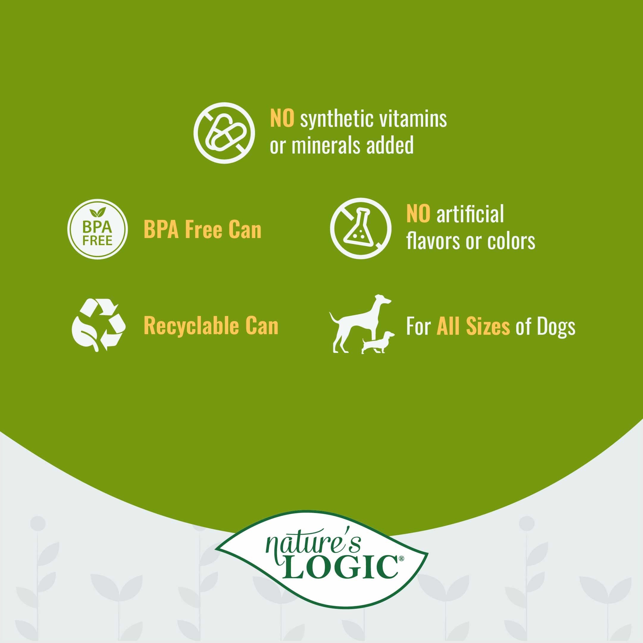 Nature's Logic: sin trigo, maíz ni soja, opción suave para estómagos sensibles.