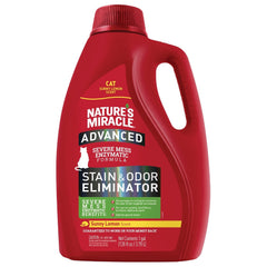 Nature's Miracle: vertido de botella para manchas difíciles de gato.