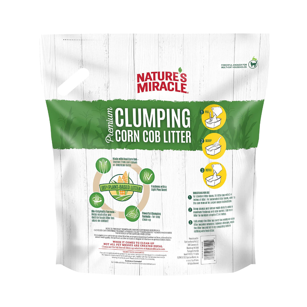 Nature's Miracle fórmula bioenzimática reduce olores en la caja de arena.