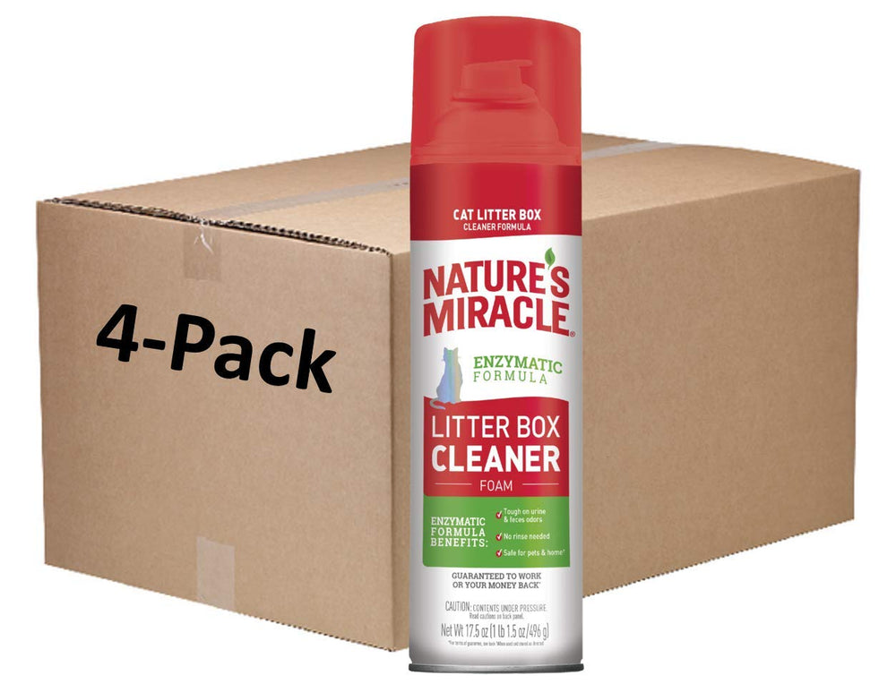 Nature's Miracle limpia la caja de gatos con espuma enzimática