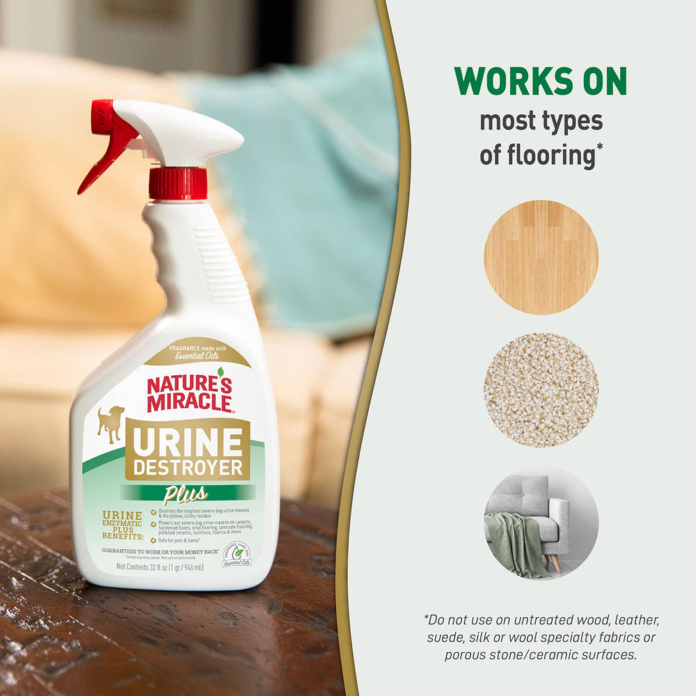 Nature’s Miracle Urine Destroyer Plus – parfum léger à base d’huiles essentielles.