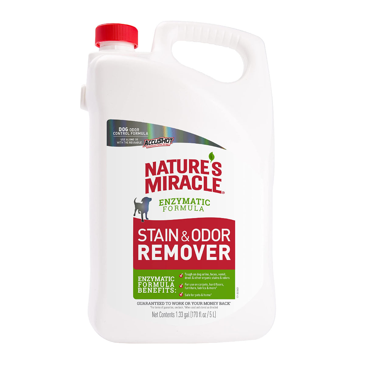 Nature's Miracle remover manchas, enfoque en derrames y manchas difíciles