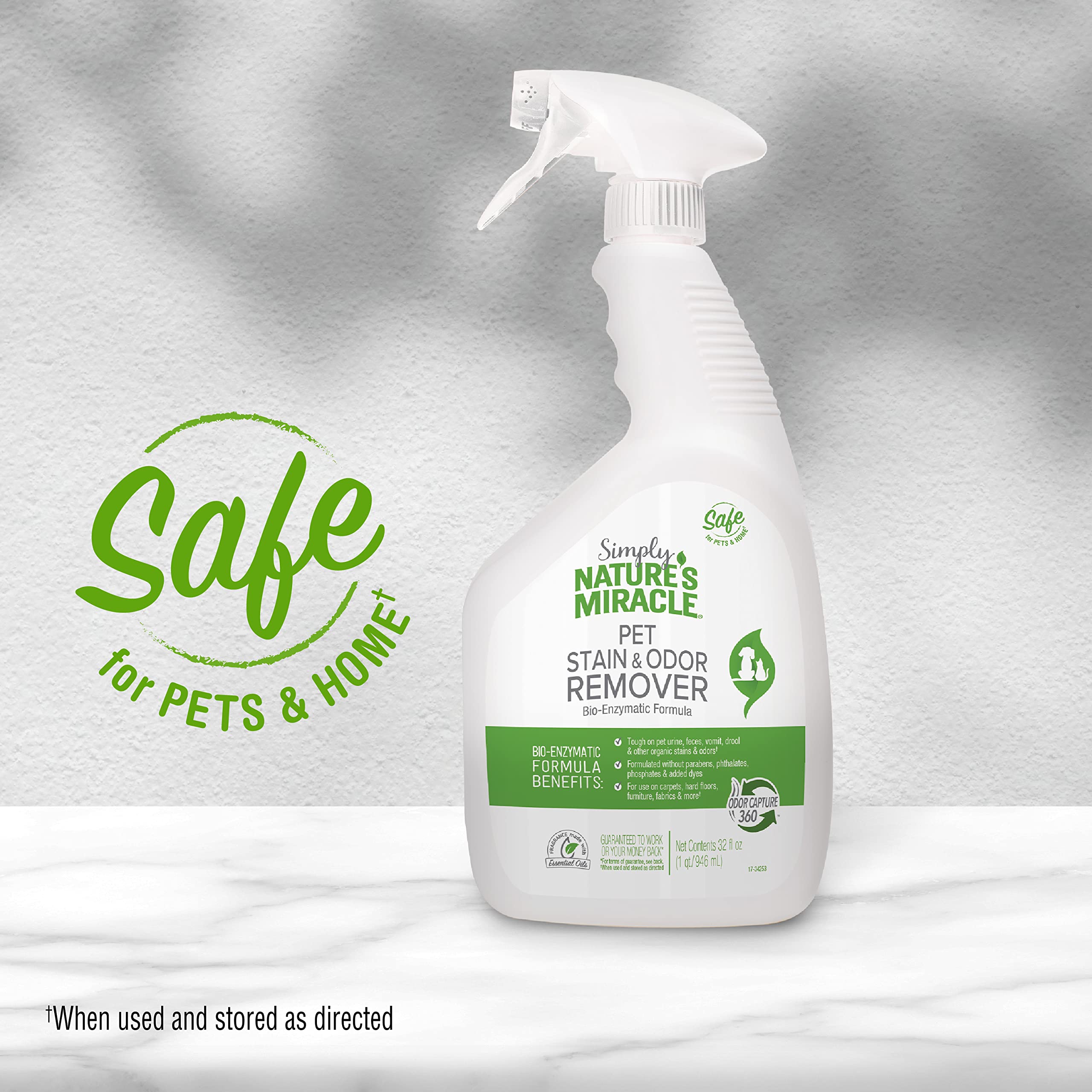 Envase reciclado al 25% postconsumo de Nature's Miracle Simply