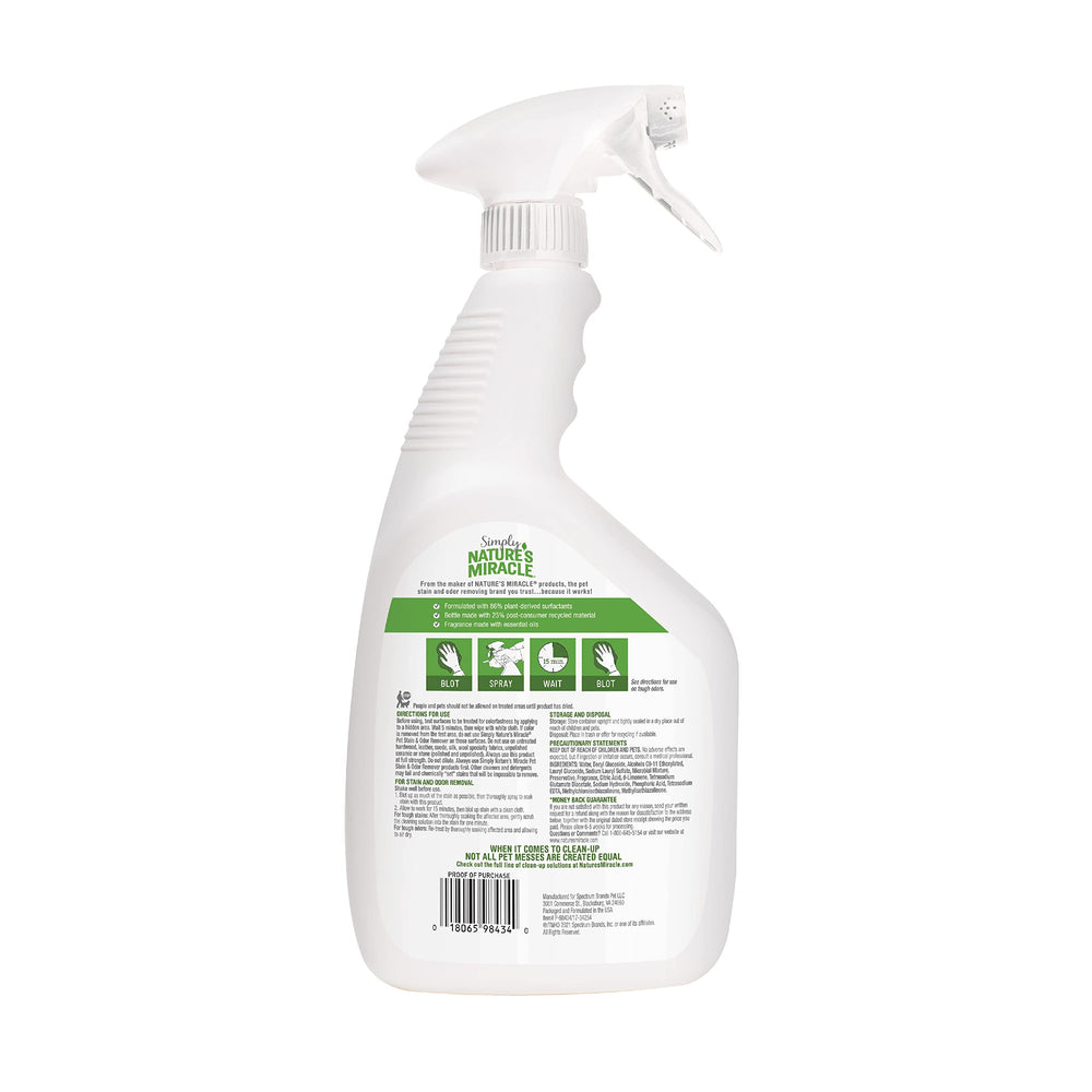 Fragancias con aceites esenciales de Nature's Miracle para un aroma fresco