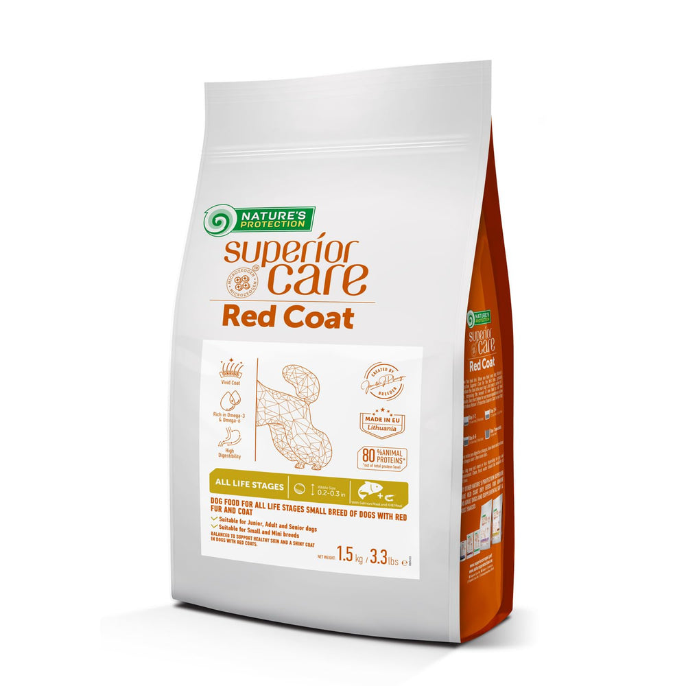 Nature's Protection alimento para perros pequeños con salmón en la bolsa de 3,3 lb.