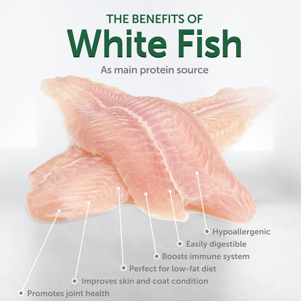 Nature's Protection fórmula con pescado blanco para pelaje brillante y digestión suave.