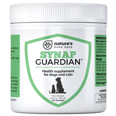 Synap Guardian de Nature's Pure Edge, suplemento calmante para perros y gatos.