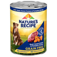 Nature’s Recipe batata en lata 375 g: sabor suave y fibra para la digestión.