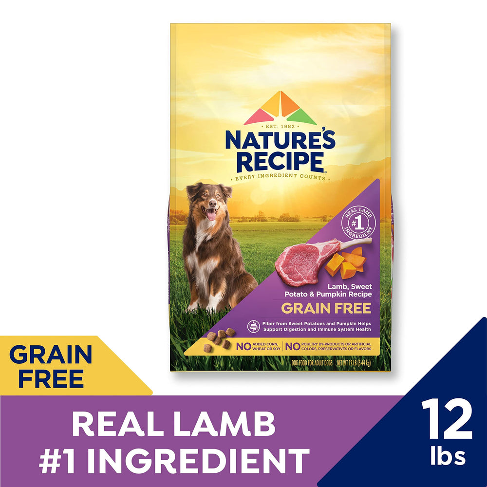 Nature's Recipe destaca el cordero como ingrediente principal, proteína de calidad para perros