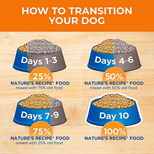 Nature's Recipe Puppy listo para servir en cada comida para cachorros